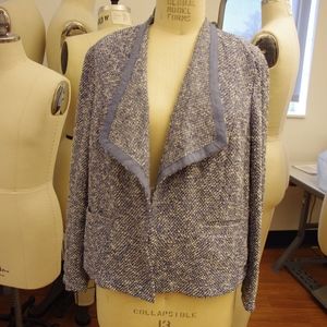 Blue Textured Blazer